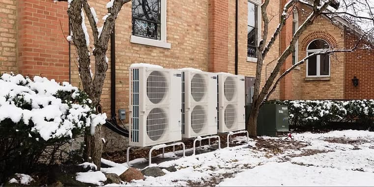 Clean HVAC line set and equipment installation